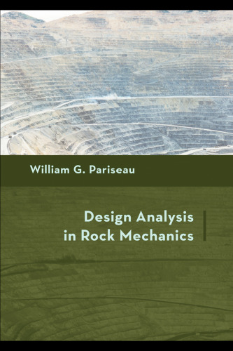 Design analysis in rock mechanics