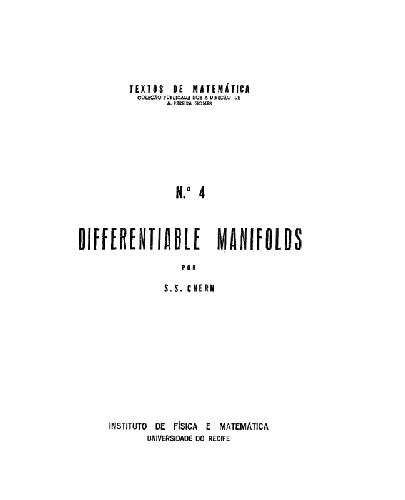 Differentiable manifolds