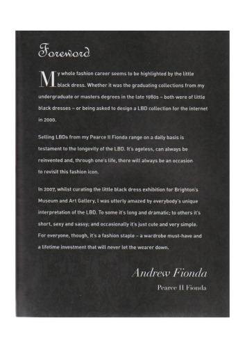 The Little Black Dress: How to Make the Perfect One for You