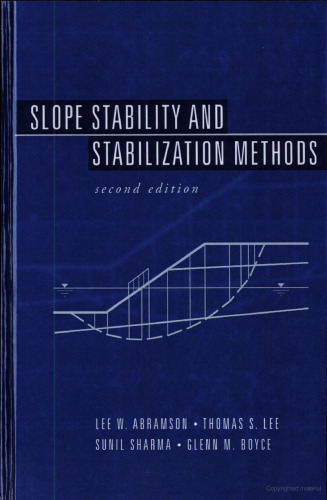 Slope stability and stabilization methods