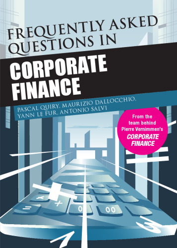 Frequently Asked Questions in Corporate Finance