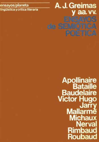 Ensayos de semiótica poética