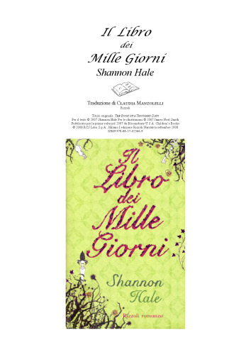 Il libro dei mille giorni