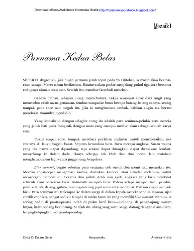 Cinta di Dalam Gelas