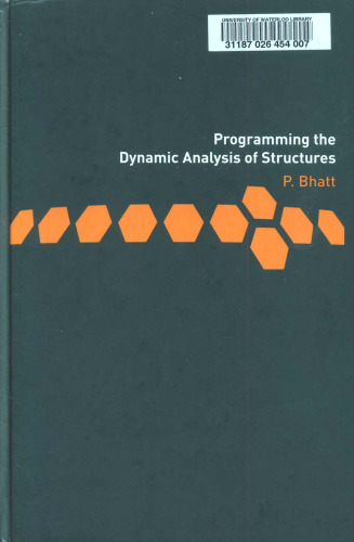 Programming the Dynamic Analysis of Structures