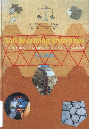 Soil retaining structures: development of models for structural analysis