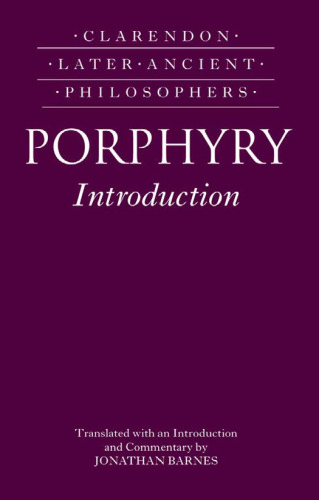 Porphyry Introduction (Clarendon Later Ancient Philosophers)