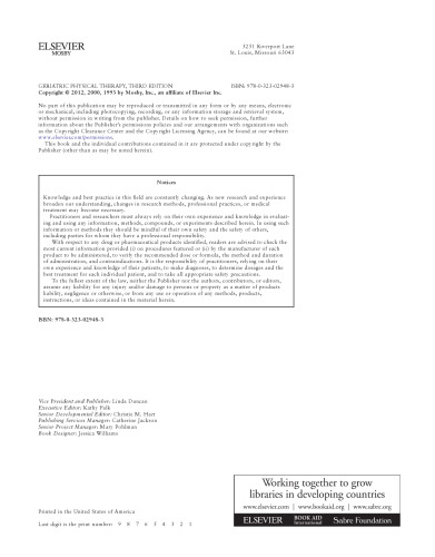 Geriatric Physical Therapy, 3e