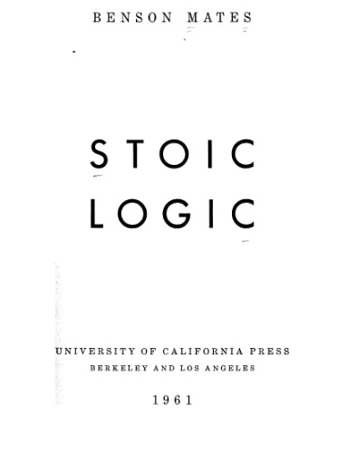 Stoic logic