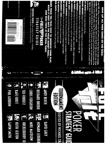 The Full Tilt Poker Strategy Guide: Tournament Edition