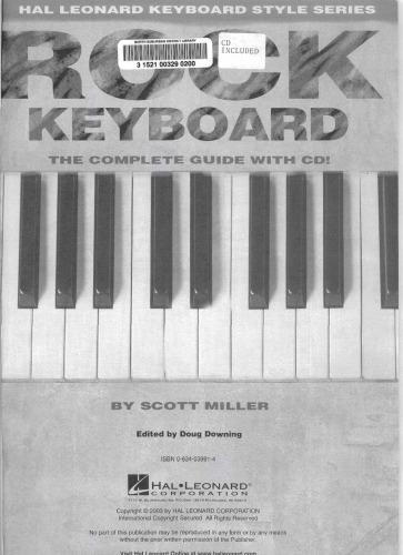 Rock Keyboard - The Complete Guide with CD!: Hal Leonard Keyboard Style Series