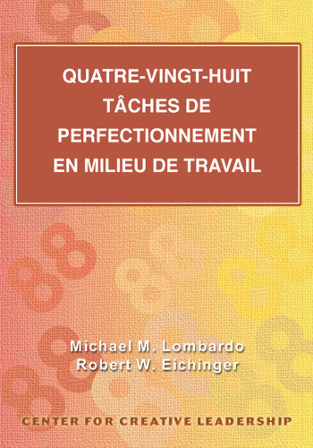 Quatre-Vingt-Huit Tâches de Perfectionnement en Milieu de Travail