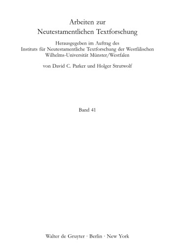 A Critical Study of the Euthalian Apparatus