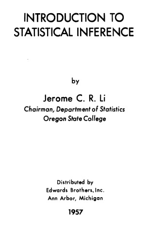 Introduction to Statistical Inference