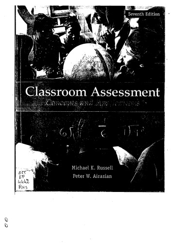 Classroom Assessment: Concepts and Applications