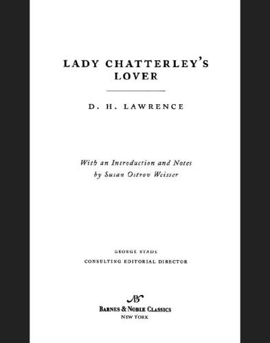 Lady Chatterley's Lover