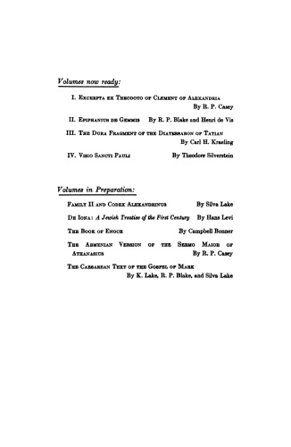 Visio Sancti Pauli. The History of the Apocalypse in Latin, together with nine texts