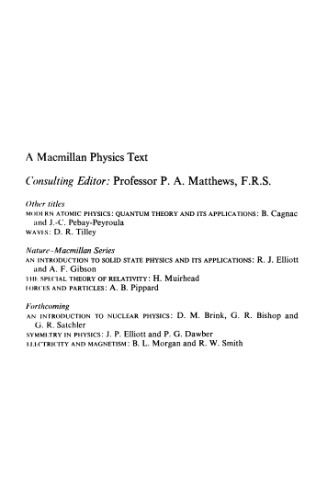 Modern Atomic Physics: Fundamental Principles (vol.1)