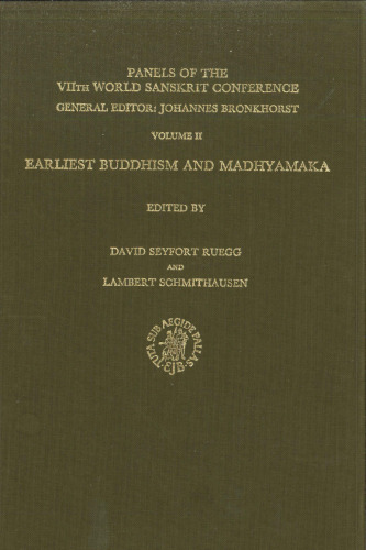 Earliest Buddhism and Madhyamaka