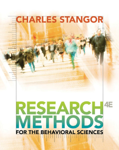 Research Methods for the Behavioral Sciences, 4th Edition