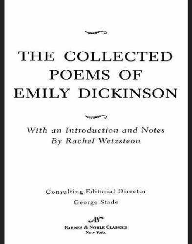 The collected poems of Emily Dickinson