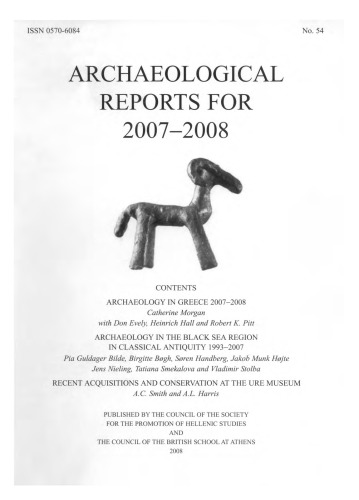 Archeological Reports for 2007-2008