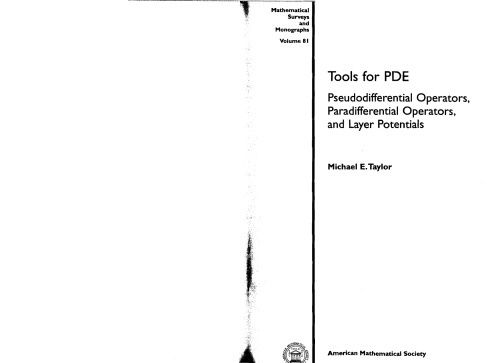 Tools for PDE: pseudodifferential operators, paradifferential operators, and layer potentials