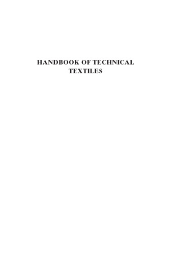 Handbook of technical textiles