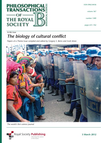 The Biology of Cultural Conflict