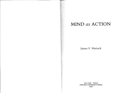 Mind As Action