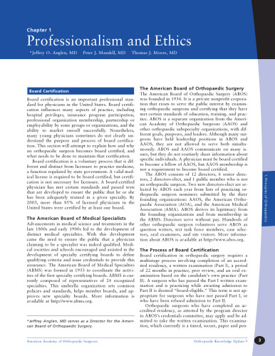 Orthopaedic Knowledge Update 9