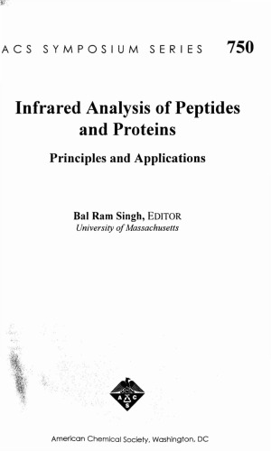 Infrared analysis of peptides and proteins: principles and applications