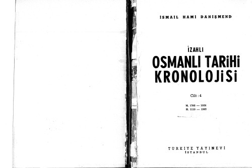 İzahlı Osmanlı Tarihi Kronolojisi 4