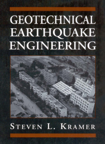 Geotechnical Earthquake Engineering
