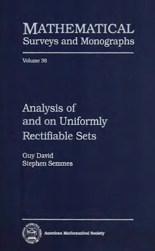 Analysis of and on uniformly rectifiable sets