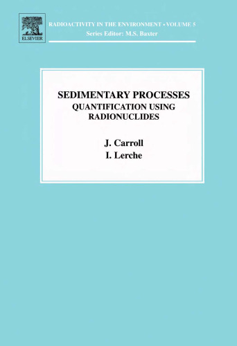 Sedimentary processes: quantification using radionuclides