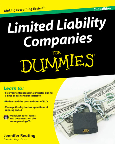 Limited Liability Companies For Dummies, 2nd Edition