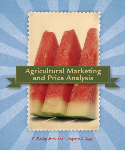 Agricultural Marketing and Price Analysis