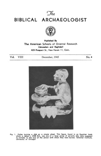 [Magazine] The Biblical Archaeologist. Vol. 8. No 4