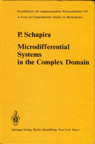 Microdifferential Systems in the Complex Domain