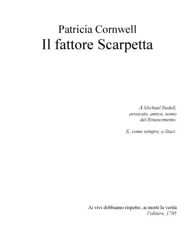 Il fattore Scarpetta
