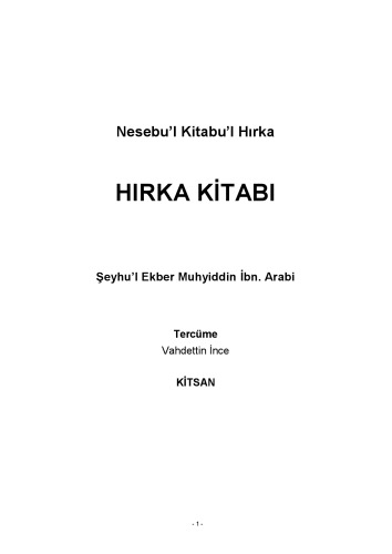HIRKA KİTABI