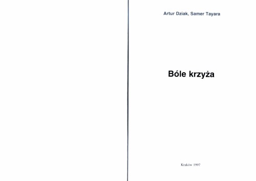 Bóle krzyża