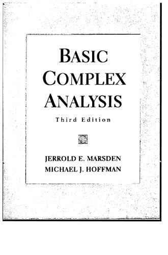 Basic complex analysis