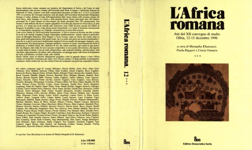 L'Africa romana: Atti dell' XII Convegno di studio Olbia, 12-15 dicembre 1996, Volume 3
