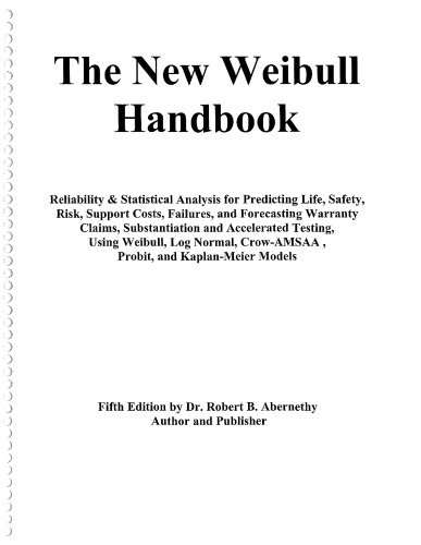 The New Weibull Handbook