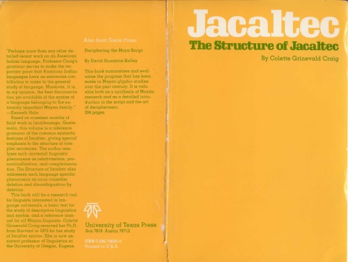 Structure of Jacaltec