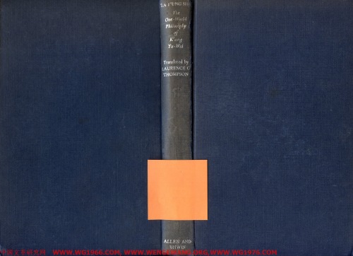 The One-world philosophy of K'ang Yu-wei