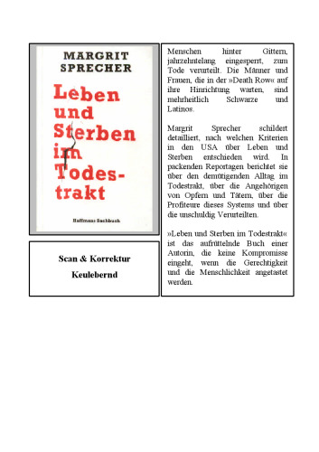 Leben und Sterben im Todestrakt