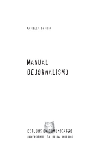 Manual de Jornalismo